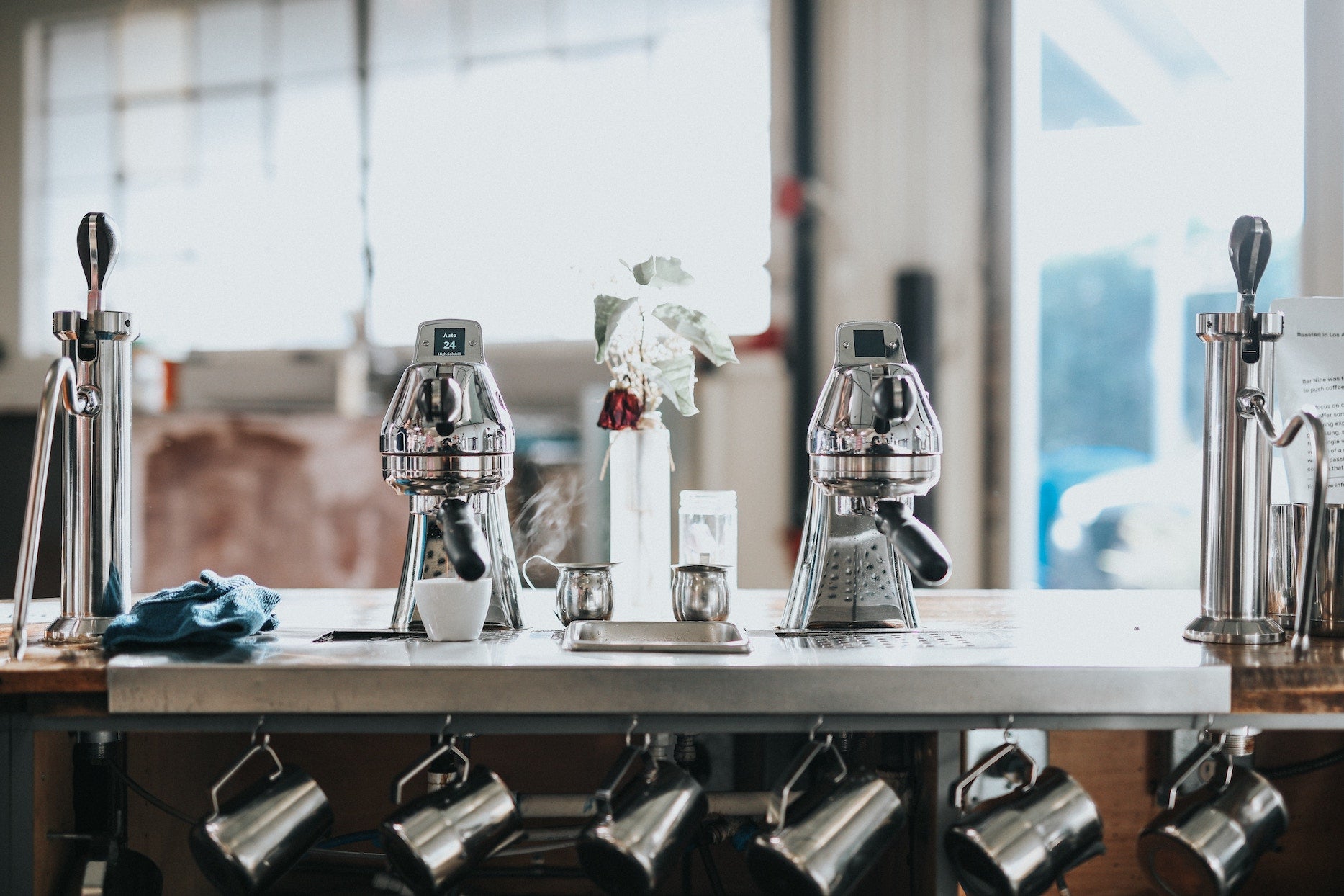 Pretend Play Coffee Station with Espresso Machine