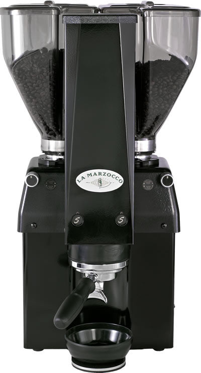 La Marzocco Swift auto-tamping espresso grinder, front view